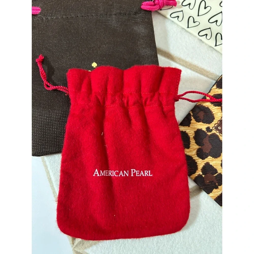 Lot 16 Brighton Kate Spade American‎ Pearl Jewelry Dust Bags Pouches Mix